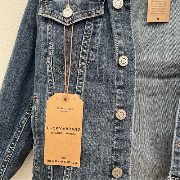 NWT Lucky Brand Tomboy Trucker Denim Jacket - Picture 5 of 11